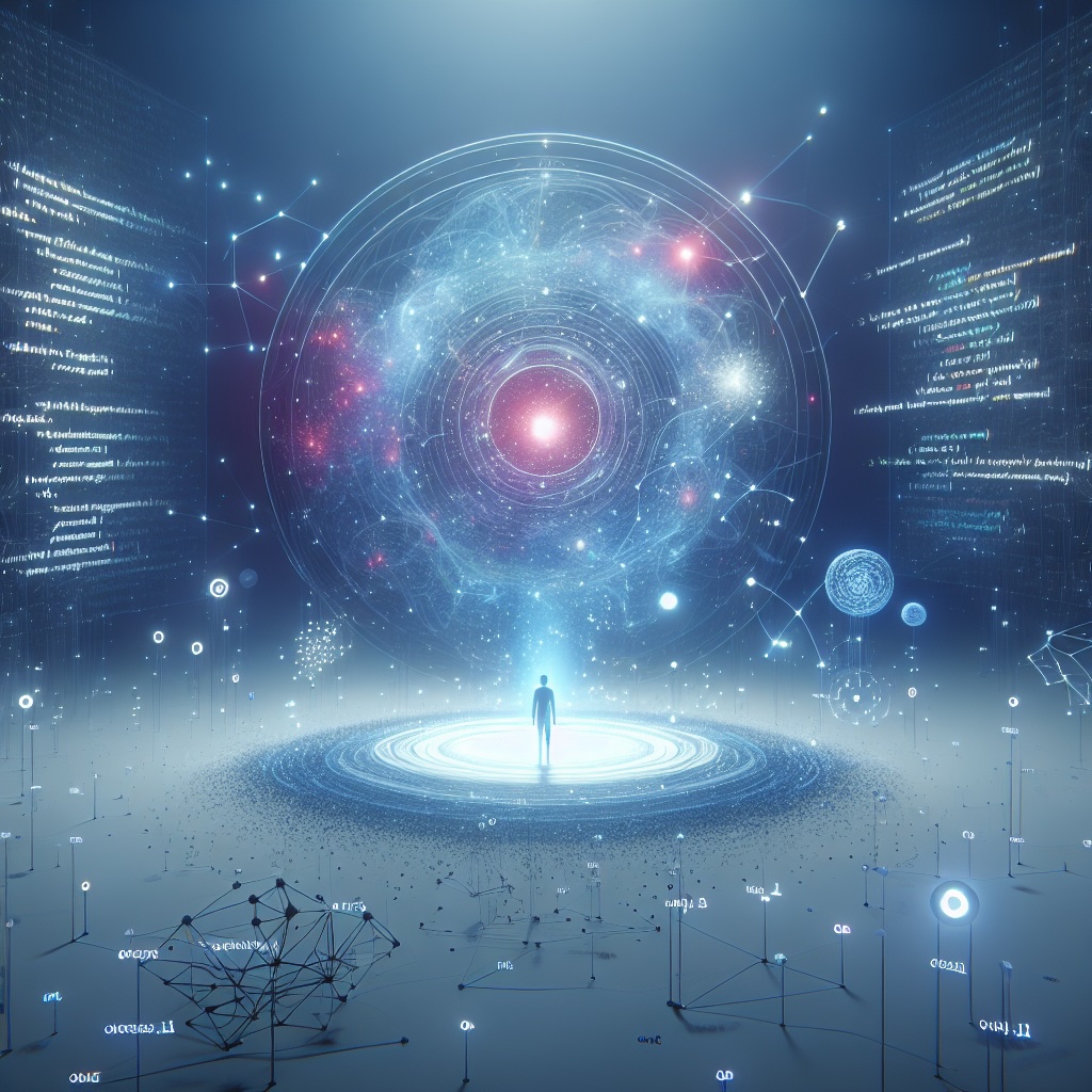 illustrazione di fantasia del software